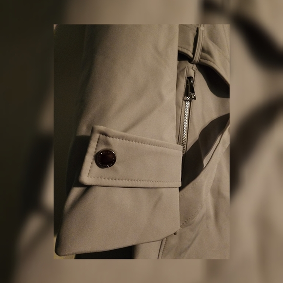 NWT Halston Women's Belted Trench Coat S (4-6) - Picture 6 of 12